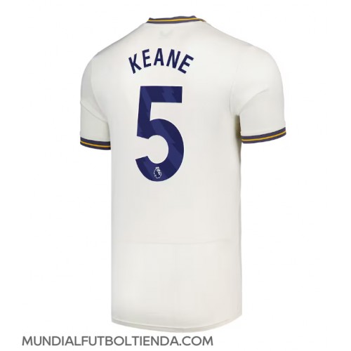 Camiseta Everton Michael Keane #5 Tercera Equipación Replica 2024-25 mangas cortas